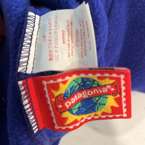 Patagonia Fleece Kids sz 12 Purple 2pc Outfit - Picture 5 of 14